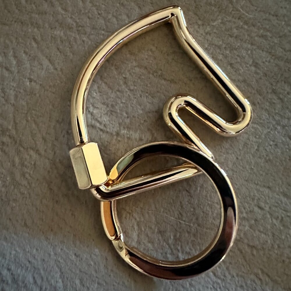 Chevalier Horse Key Chain Gold or Silver Metal